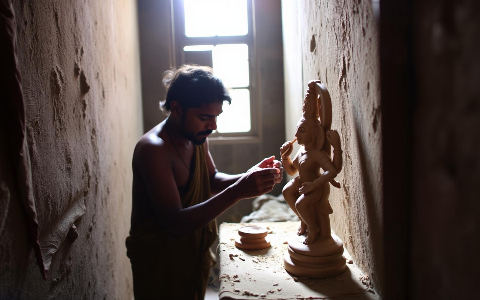 Idol-making at Kumartuli